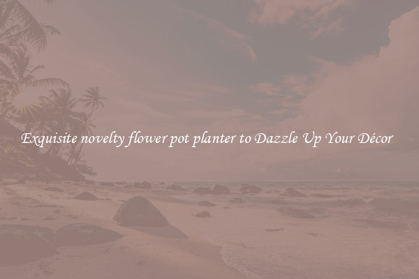 Exquisite novelty flower pot planter to Dazzle Up Your Décor  