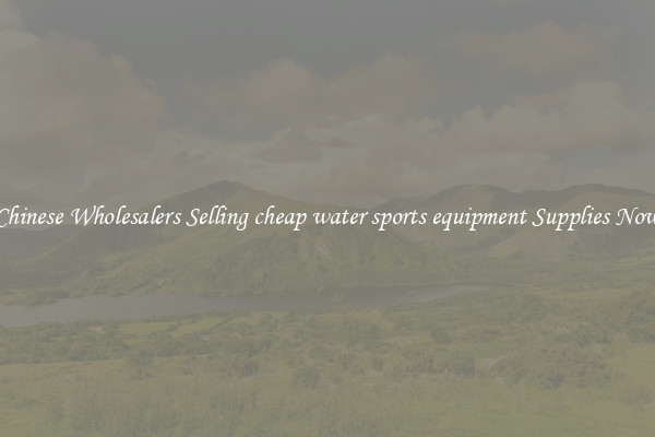 Chinese Wholesalers Selling cheap water sports equipment Supplies Now
