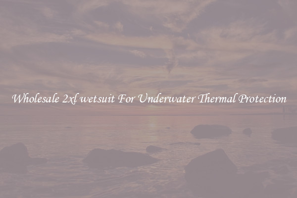 Wholesale 2xl wetsuit For Underwater Thermal Protection