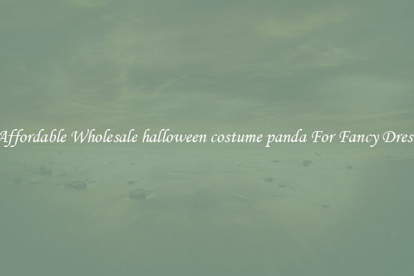 Affordable Wholesale halloween costume panda For Fancy Dress