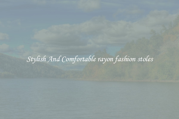 Stylish And Comfortable rayon fashion stoles