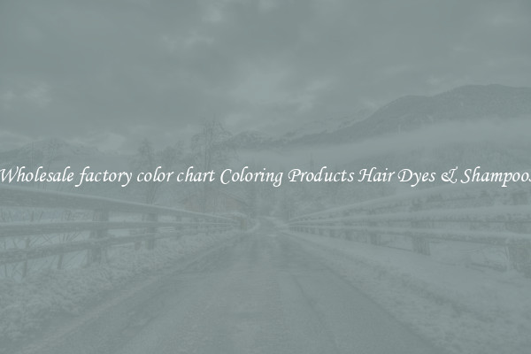 Wholesale factory color chart Coloring Products Hair Dyes & Shampoos