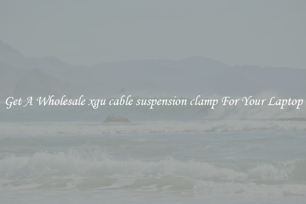 Get A Wholesale xgu cable suspension clamp For Your Laptop