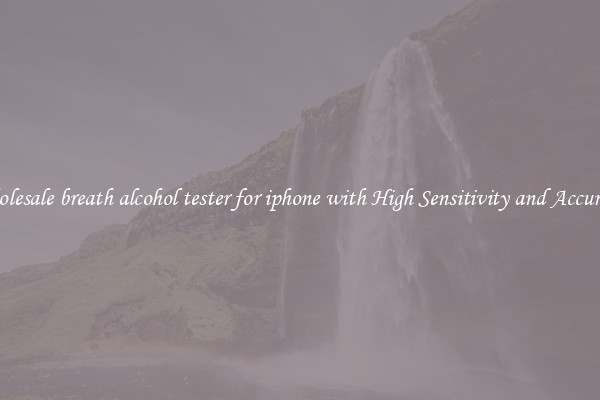 Wholesale breath alcohol tester for iphone with High Sensitivity and Accuracy 
