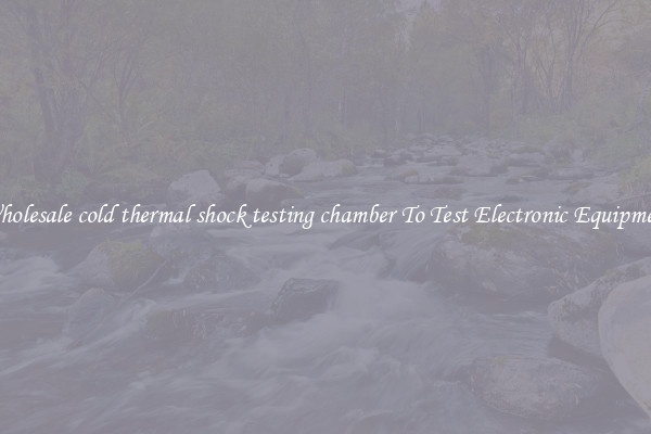 Wholesale cold thermal shock testing chamber To Test Electronic Equipment